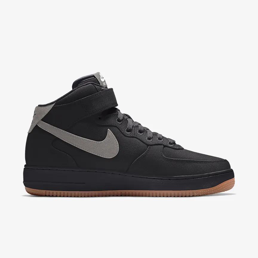 Giày Nike Air Force 1 Mid By You Nam Đen